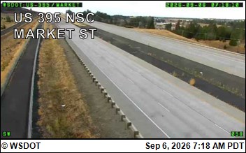 US 395 NSC at MP 164.1: NSC 395 & Market live camera view