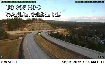 US 395 NSC at MP 167.9: NSC 395 & Wandemere live camera view