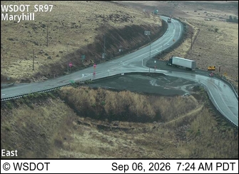 US 97 at MP 2.2: SR14 Maryhill live camera view