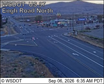 US 97 at MP 292: Engh Rd (View North) live camera view