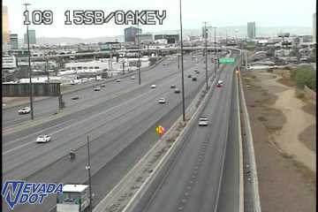 I-15 SB Oakey live camera view