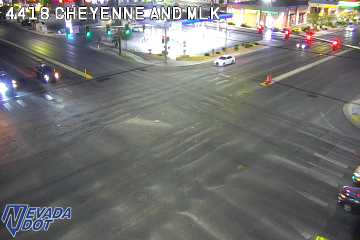 Cheyenne Ave & Martin Luther King live camera view