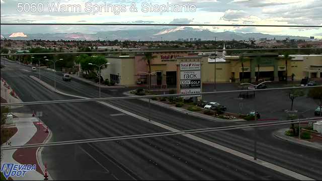 Stephanie St & Warm Springs Rd live camera view