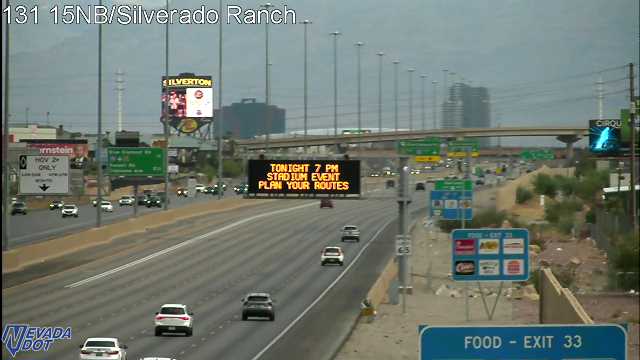 I-15 NB Silverado Ranch live camera view