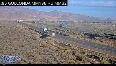 I-80 & Golconda East Bound MM196 Chain Up HU32 live camera view
