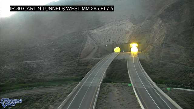 I-80 West Side of Carlin Tunnel 80 Foot Pole MM285 live camera view