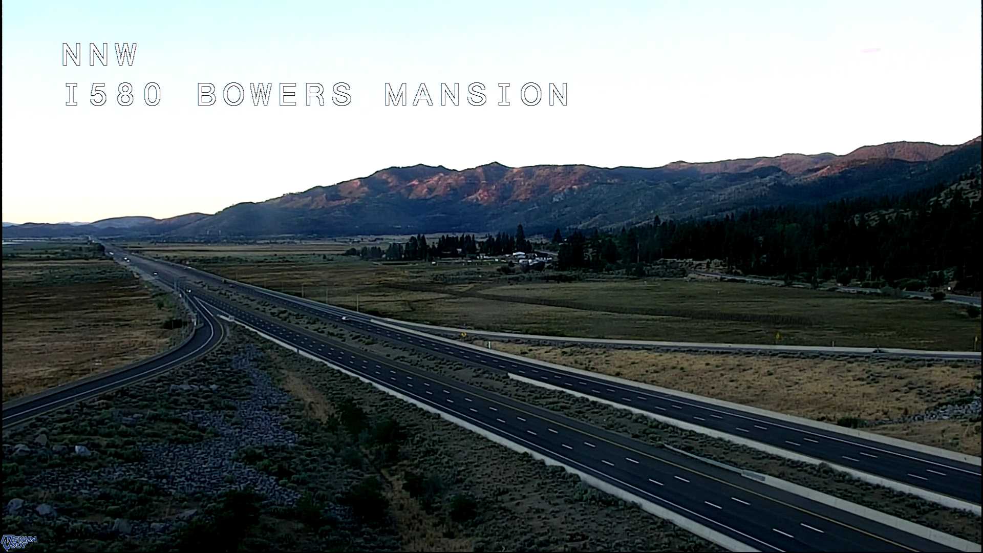 I580 NB Bowers Mansion Highmast live camera view