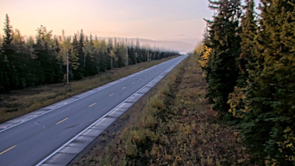 Alaska Highway @ Dot Lake MP 1355.2 live camera view