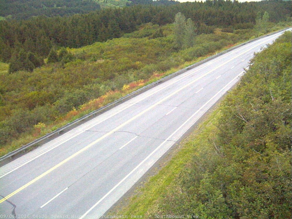Seward Highway @ Turnagain Pass MP 69.9 live camera view