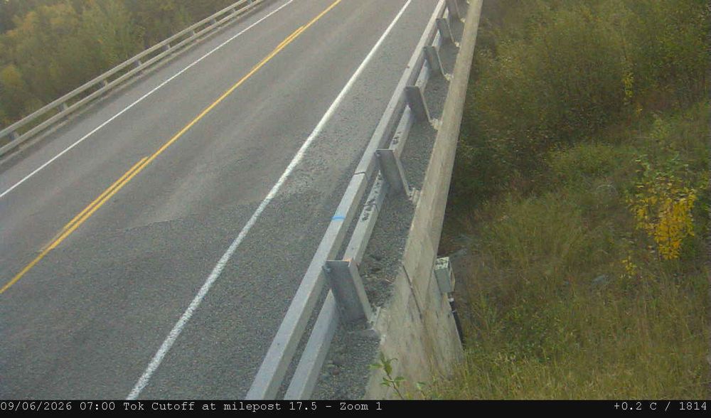 Tok Cutoff @ MP 18.5 live camera view