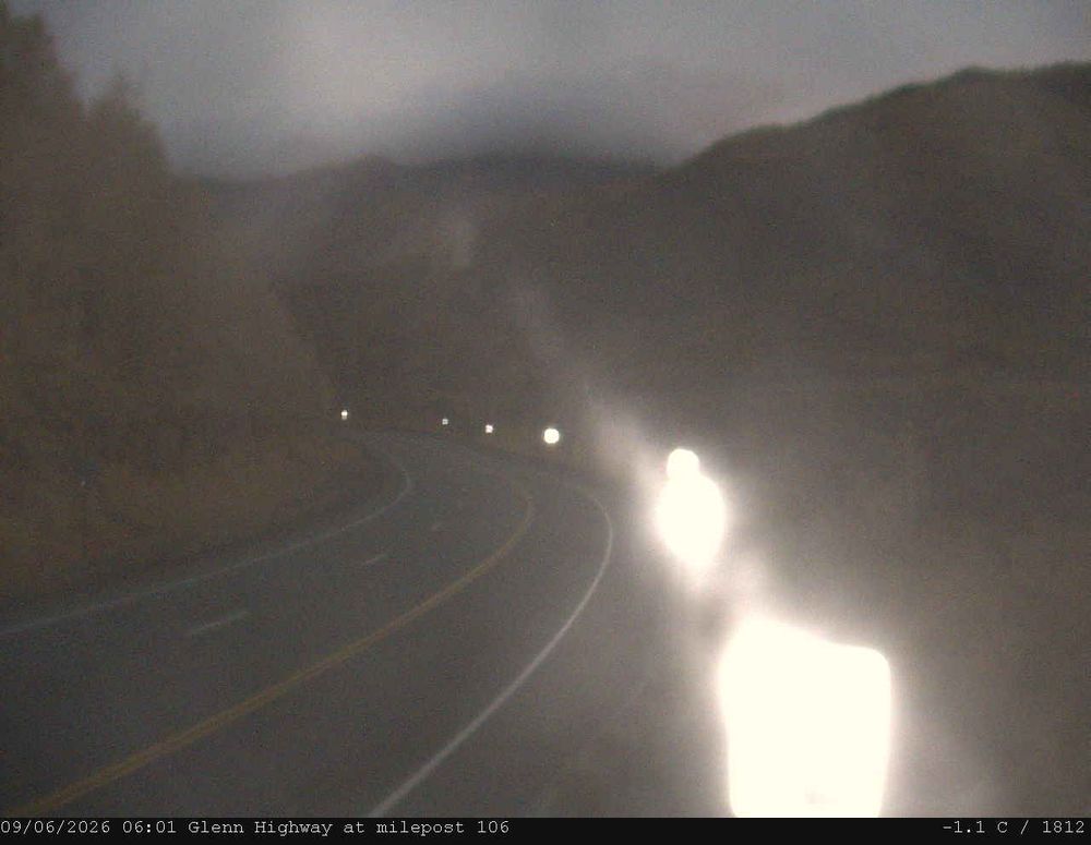 Glenn Highway @ MP 106 live camera view