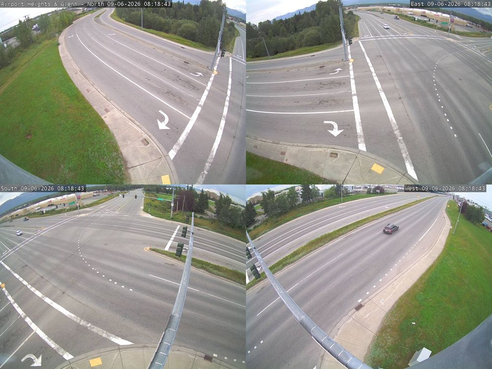 5th Avenue / Glenn Hwy & Airport Heights live camera view