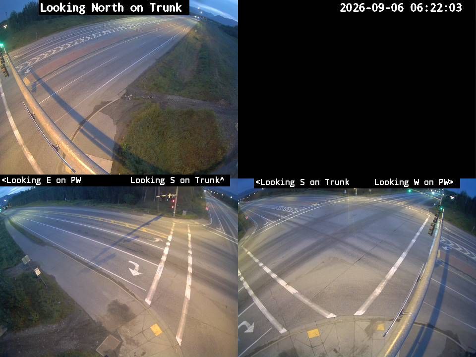 Palmer Wasilla Hwy & Trunk Rd live camera view