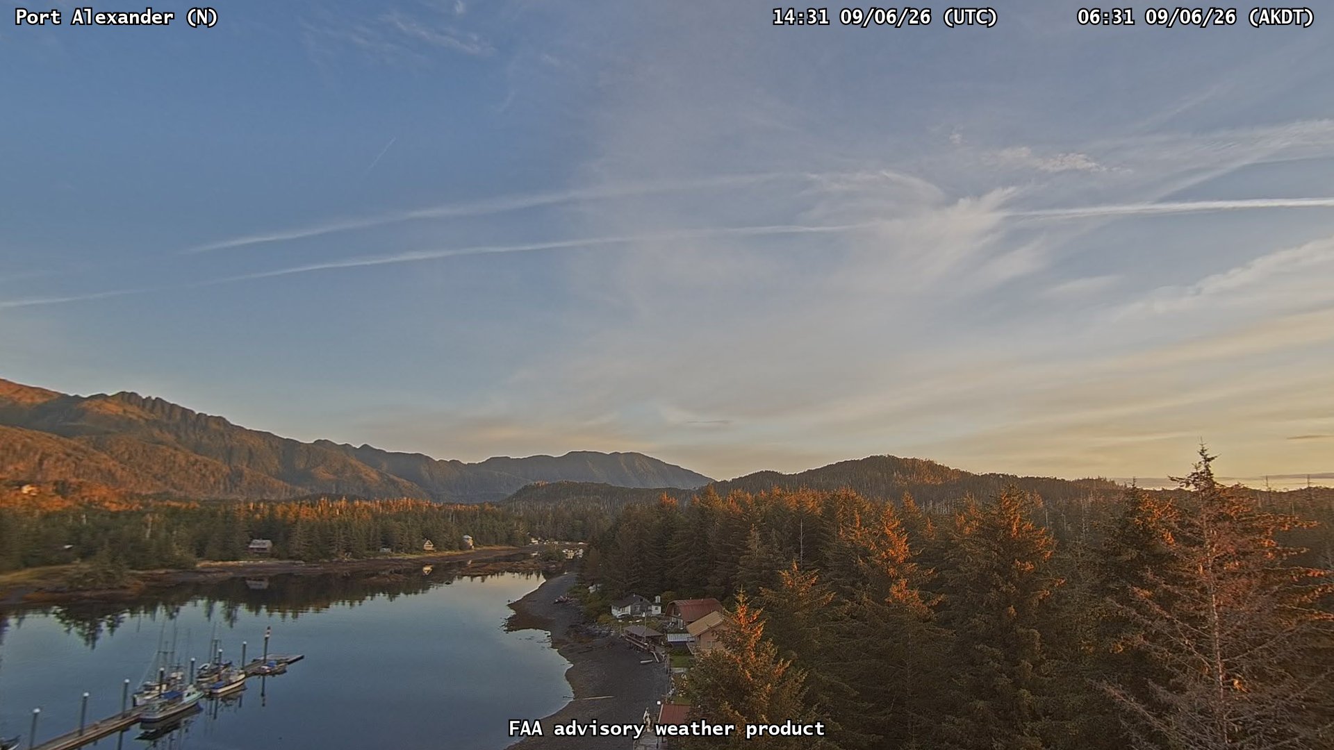 Port Alexander — North live camera view