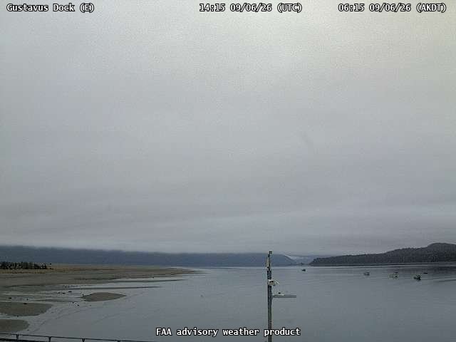 Gustavus Dock — East live camera view