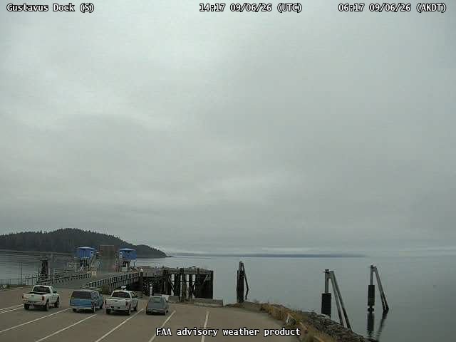 Gustavus Dock — South live camera view