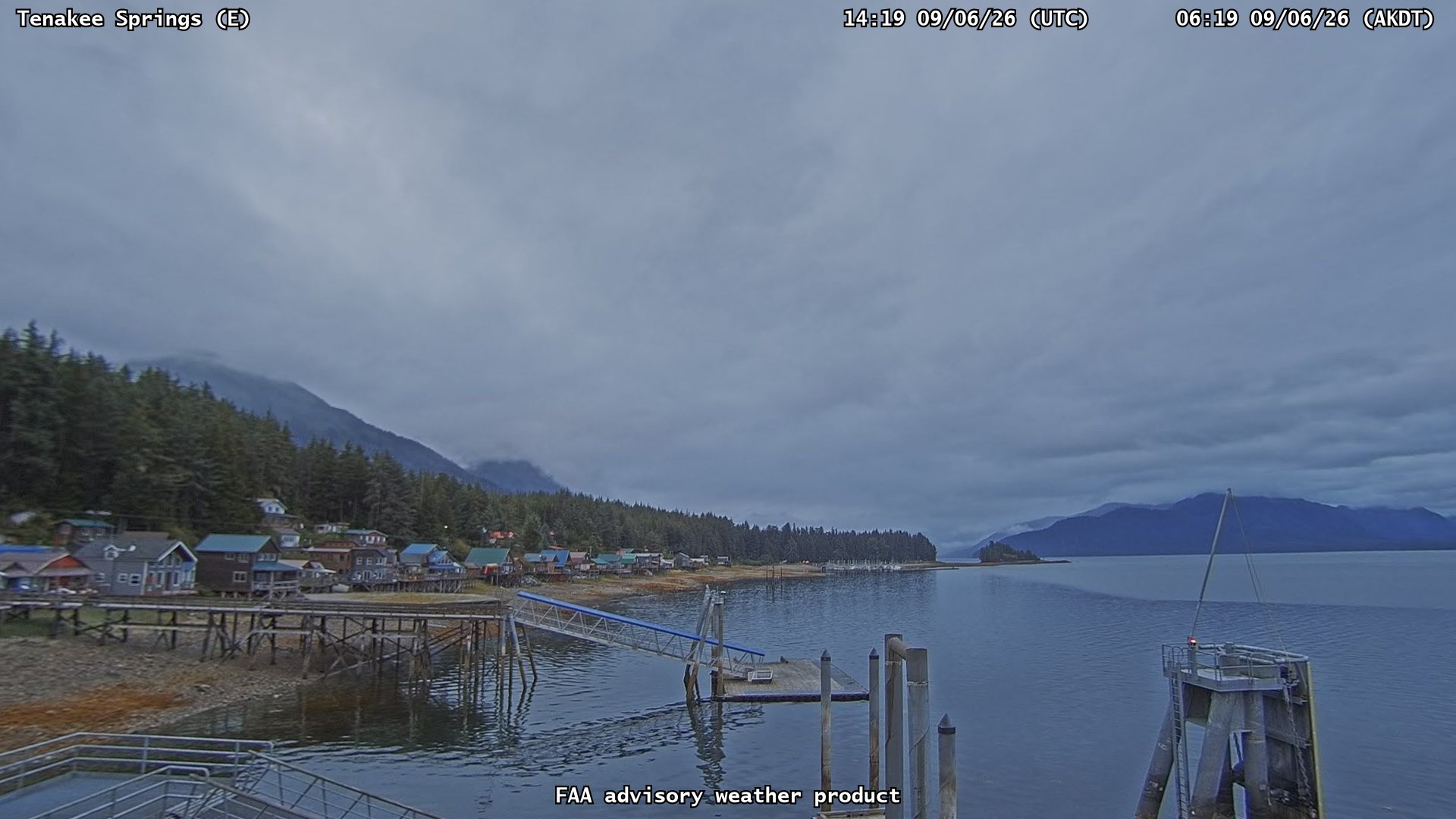 Tenakee Springs — East live camera view