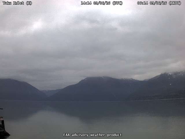 Taku Inlet — East live camera view