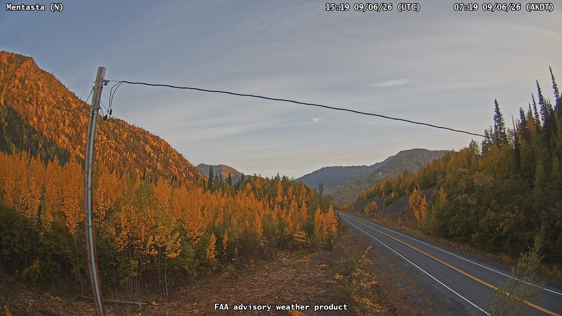 Mentasta — North live camera view