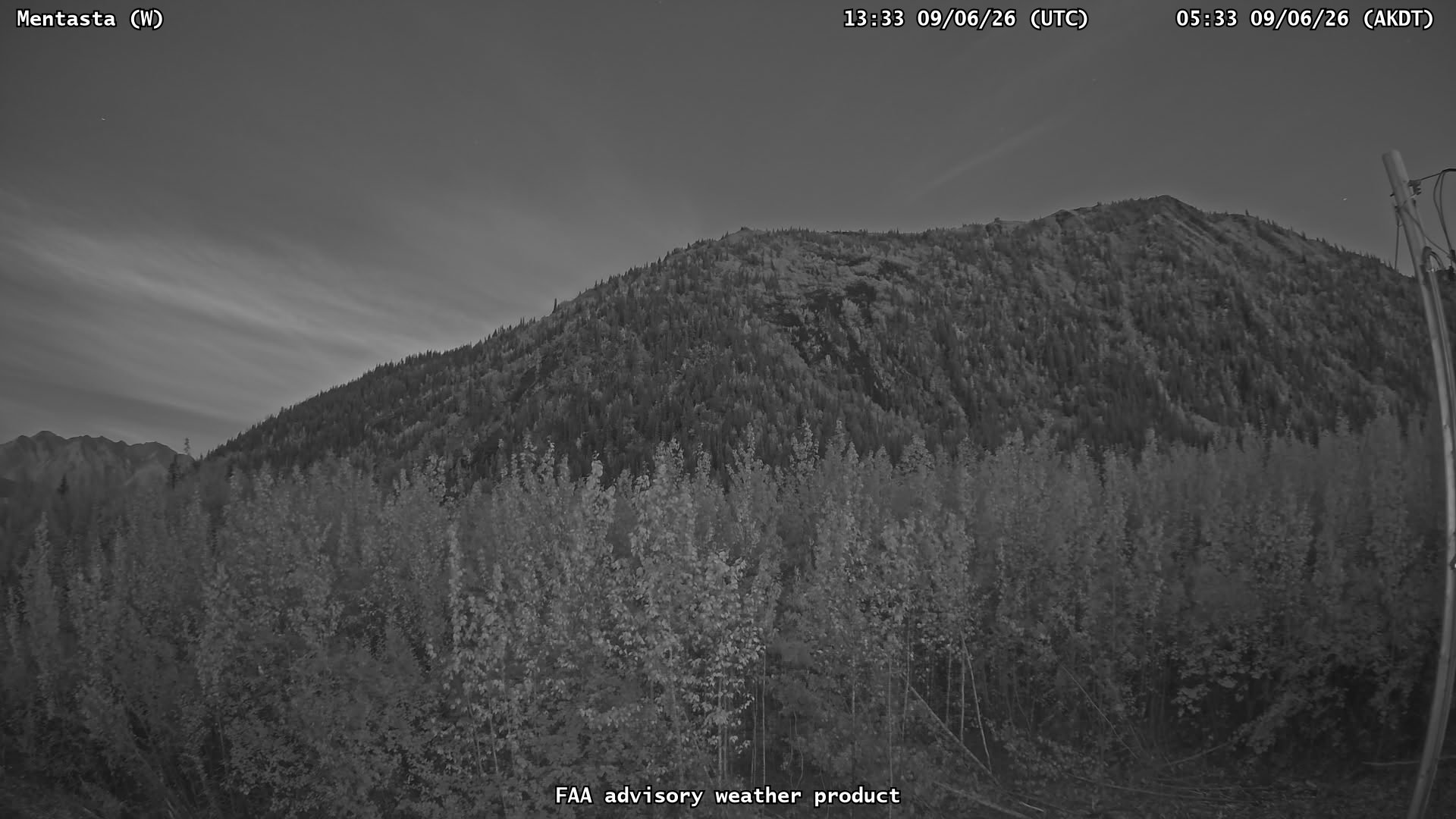Mentasta — West live camera view