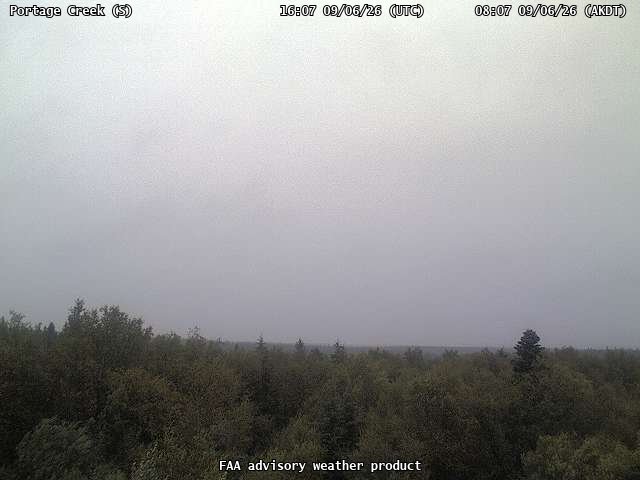 Portage Creek — South live camera view