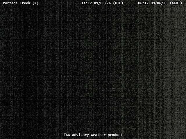 Portage Creek — North live camera view
