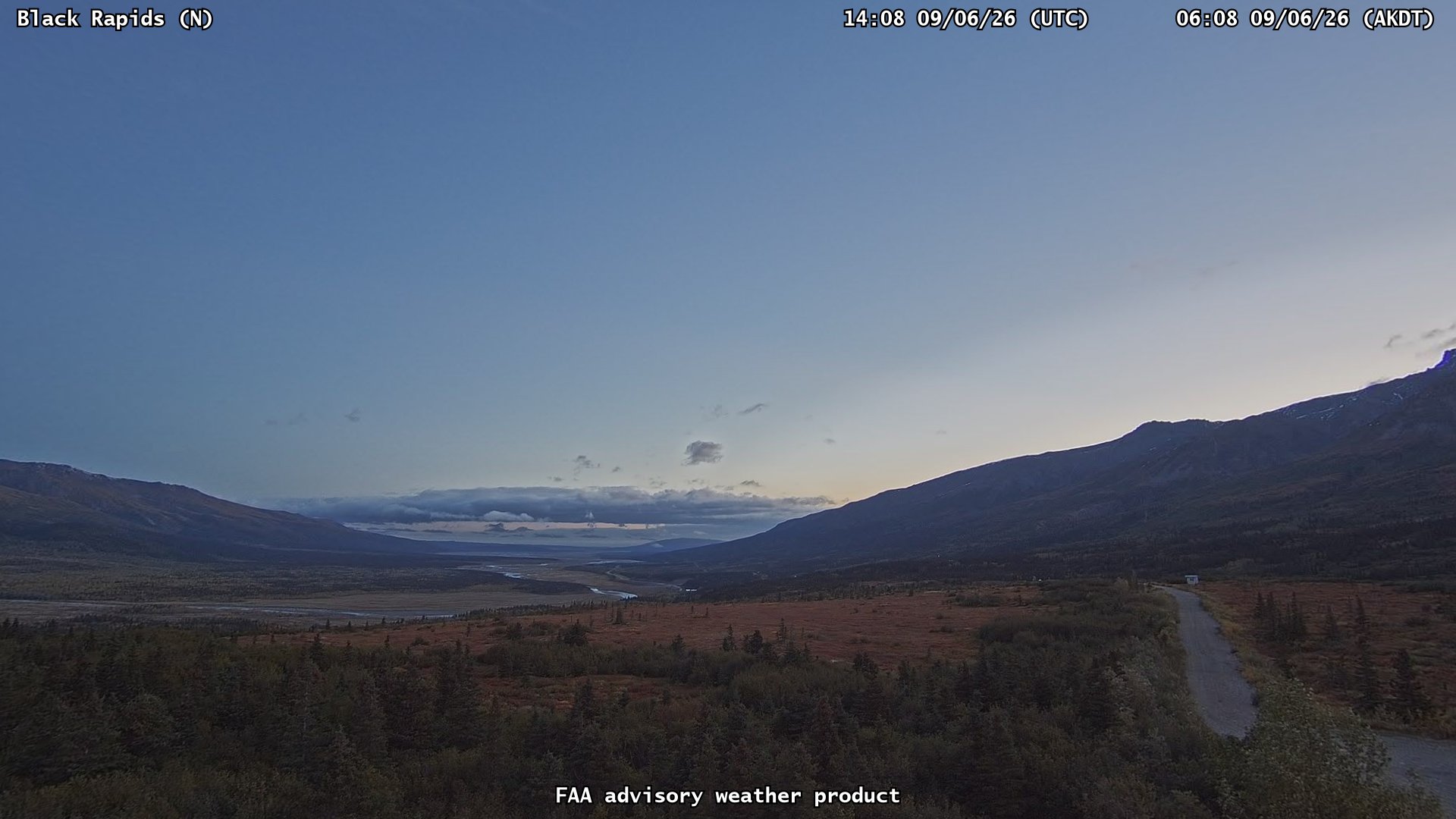 Black Rapids — North live camera view