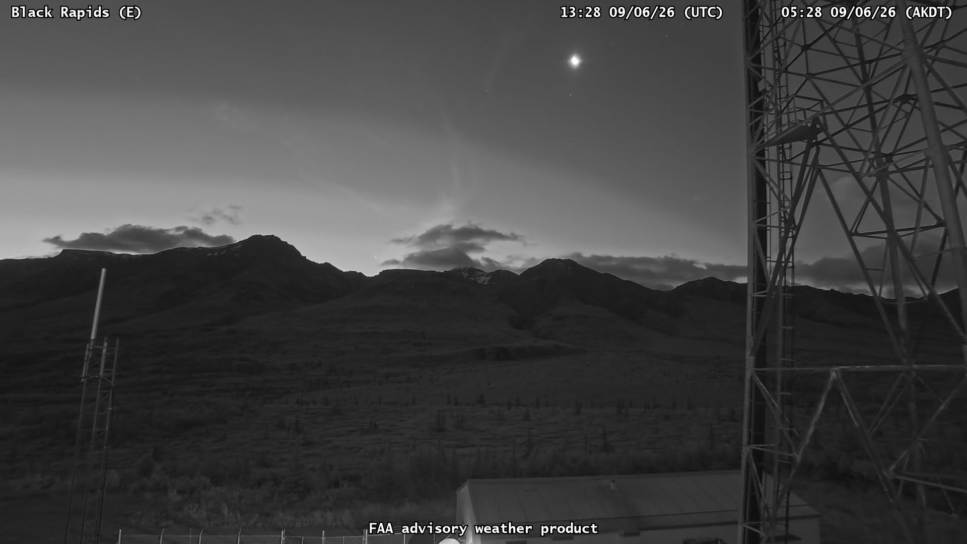Black Rapids — East live camera view