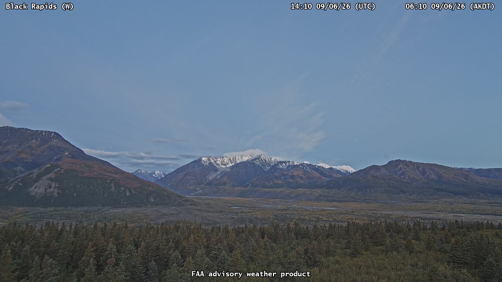 Black Rapids — West live camera view