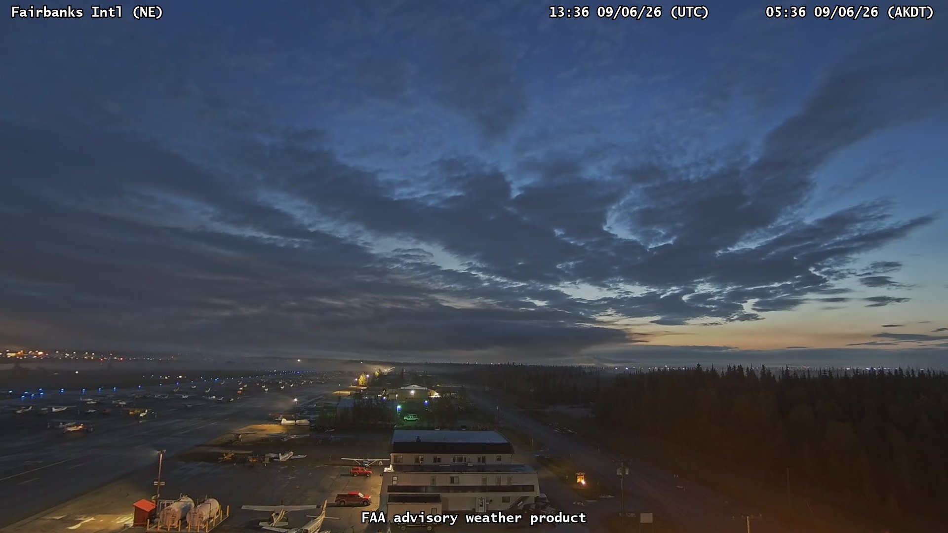 Fairbanks Intl — NorthEast live camera view