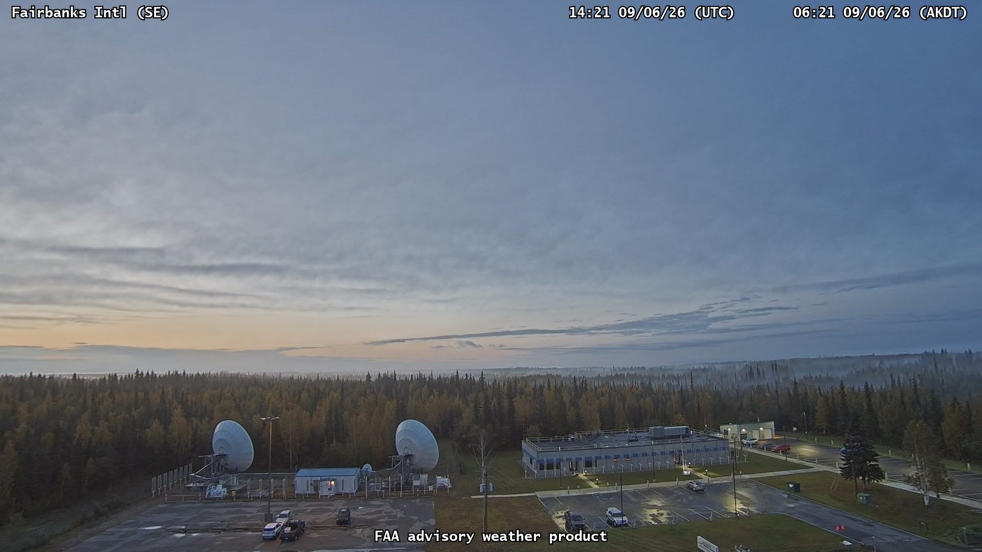 Fairbanks Intl — SouthEast live camera view