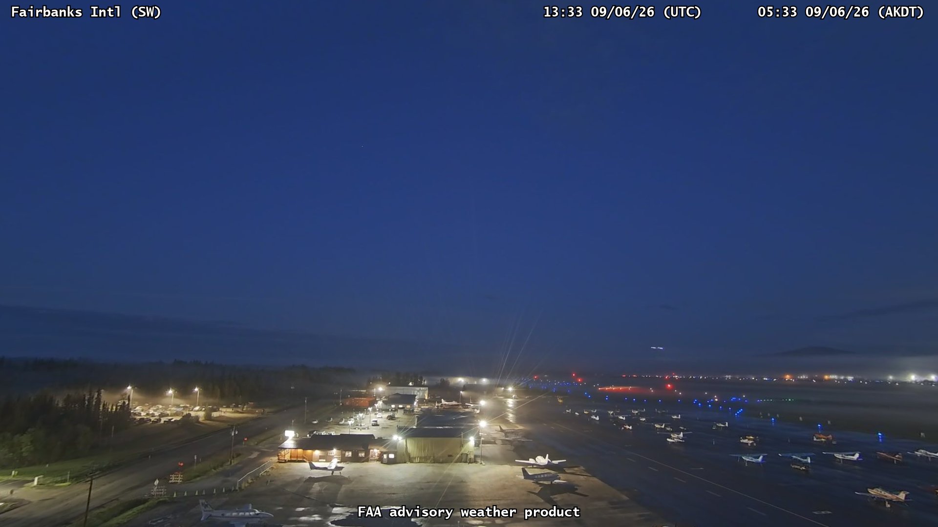 Fairbanks Intl — SouthWest live camera view