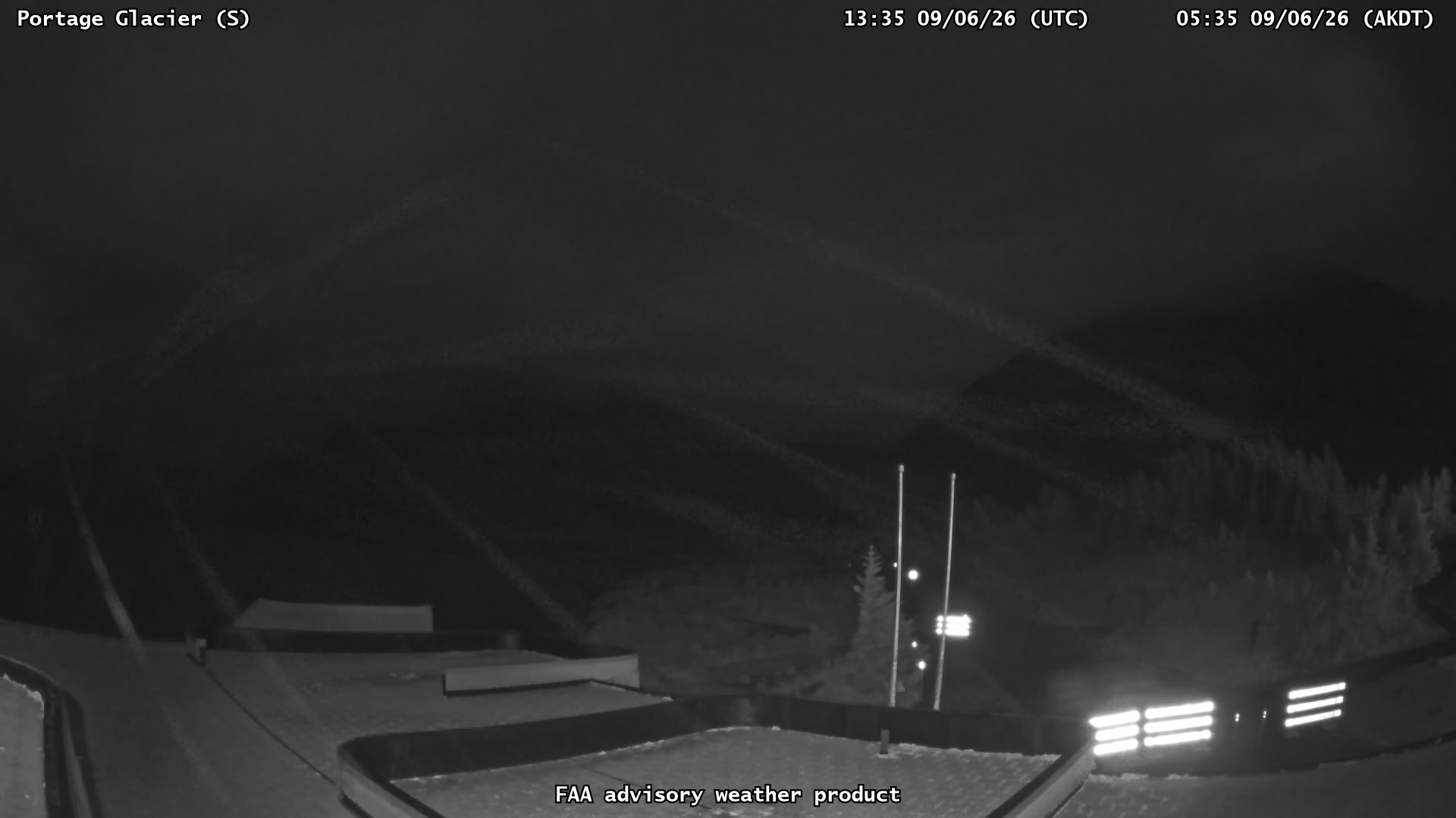 Portage Glacier — South live camera view