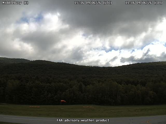 Middlebury — East live camera view
