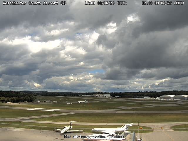 Westchester County Airport — North live camera view