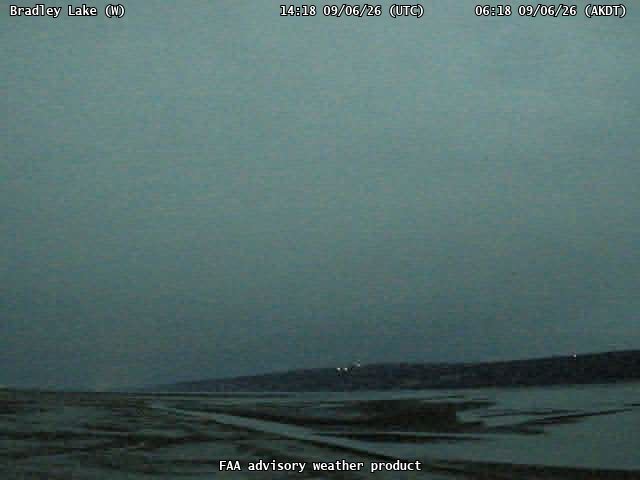 Bradley Lake — West live camera view