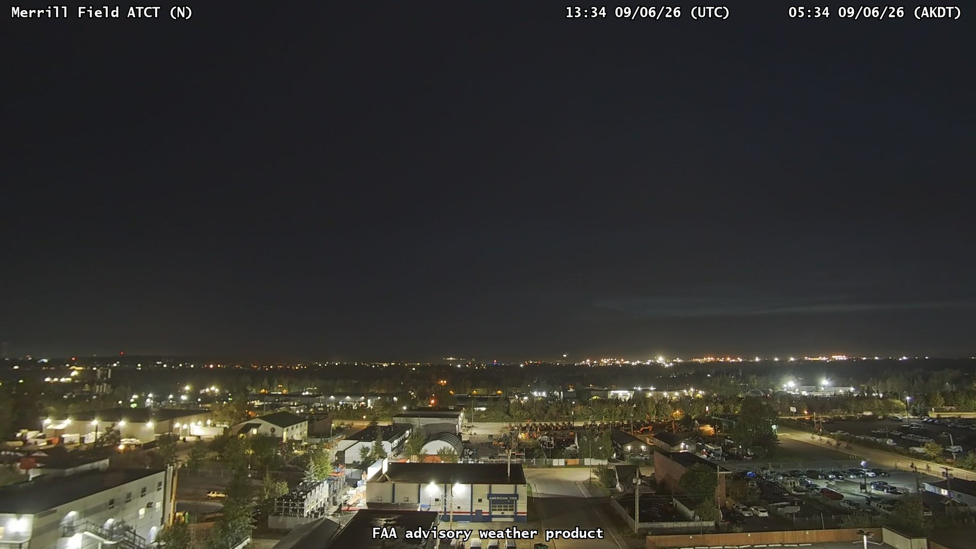 Merrill Field ATCT — North live camera view