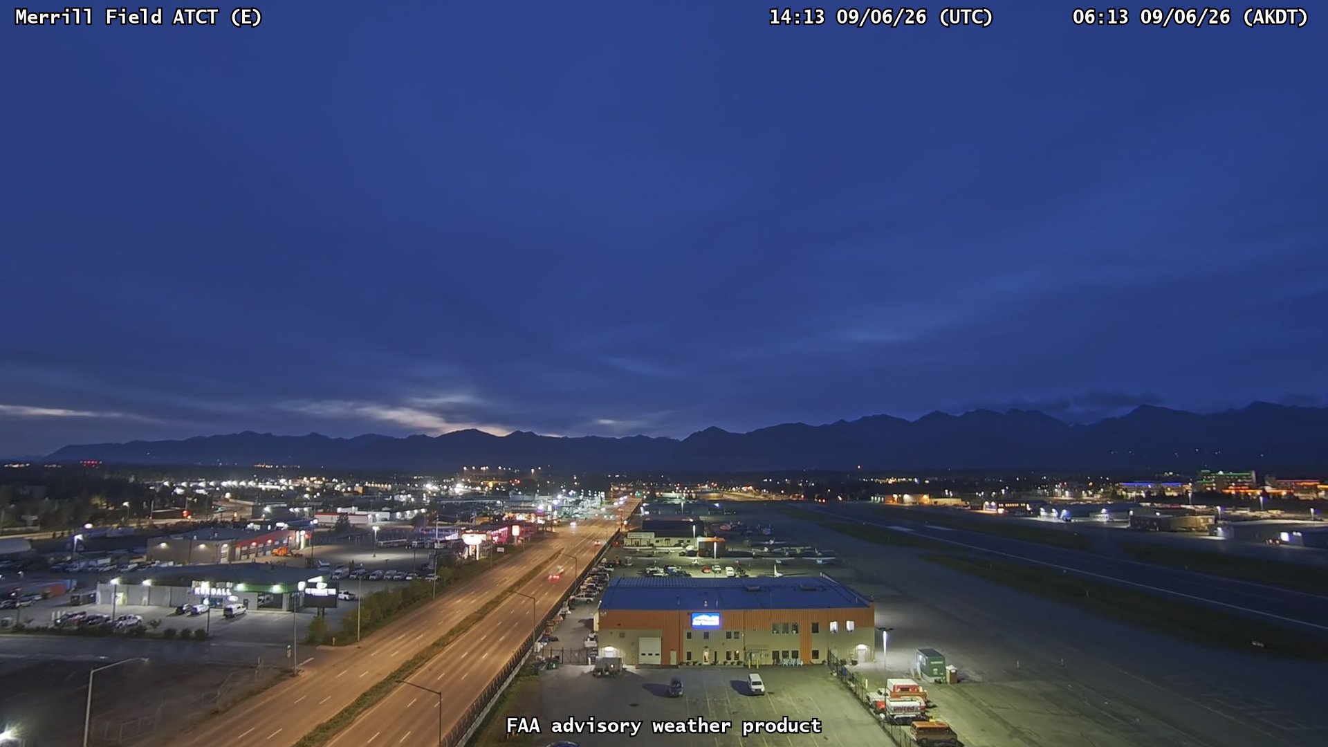 Merrill Field ATCT — East live camera view