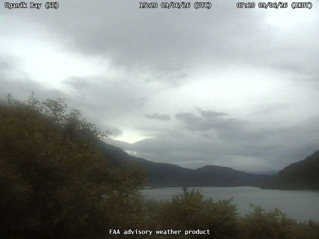 Uganik Bay — SouthEast live camera view