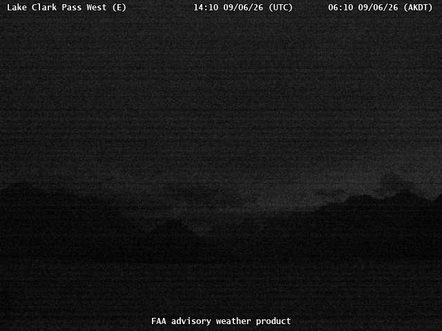 Lake Clark Pass West — East live camera view