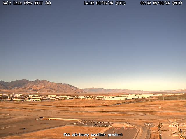 Salt Lake City ATCT — West live camera view