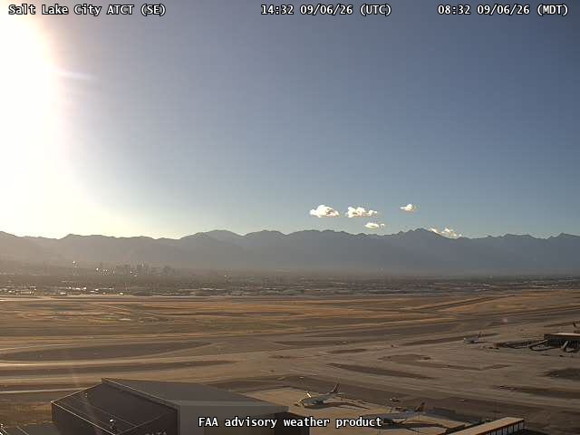 Salt Lake City ATCT — SouthEast live camera view