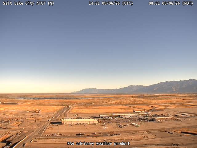 Salt Lake City ATCT — North live camera view