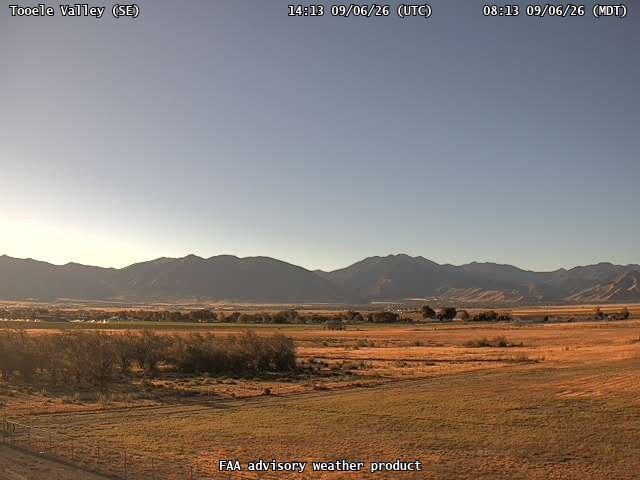 Tooele Valley — SouthEast live camera view