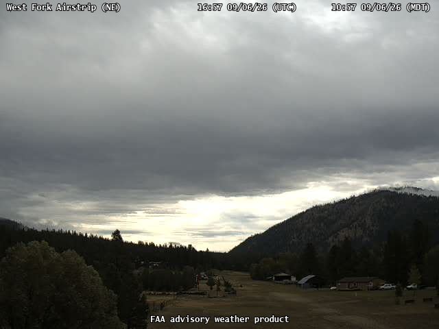 West Fork Airstrip — NorthEast live camera view