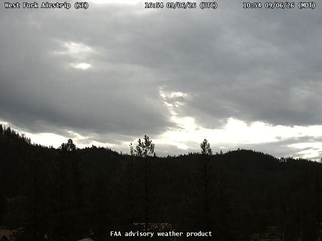 West Fork Airstrip — SouthEast live camera view
