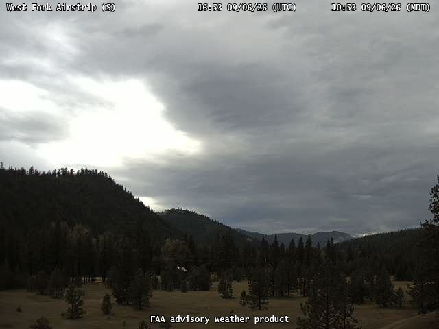 West Fork Airstrip — South live camera view