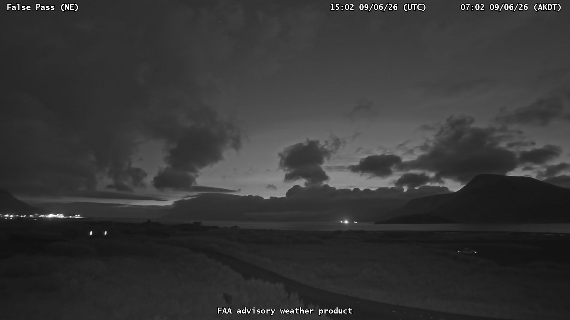 False Pass — NorthEast live camera view