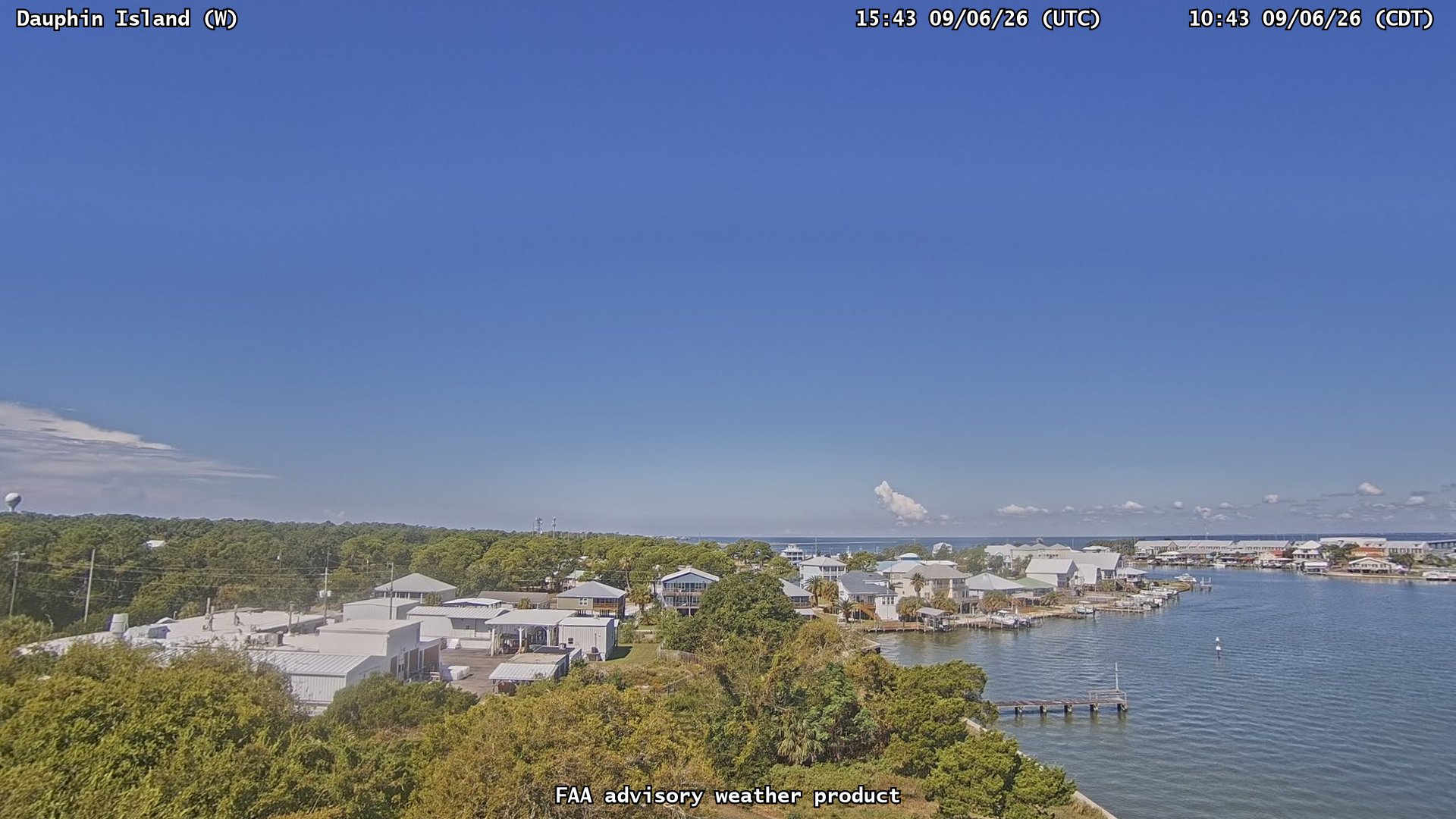 Dauphin Island — West live camera view