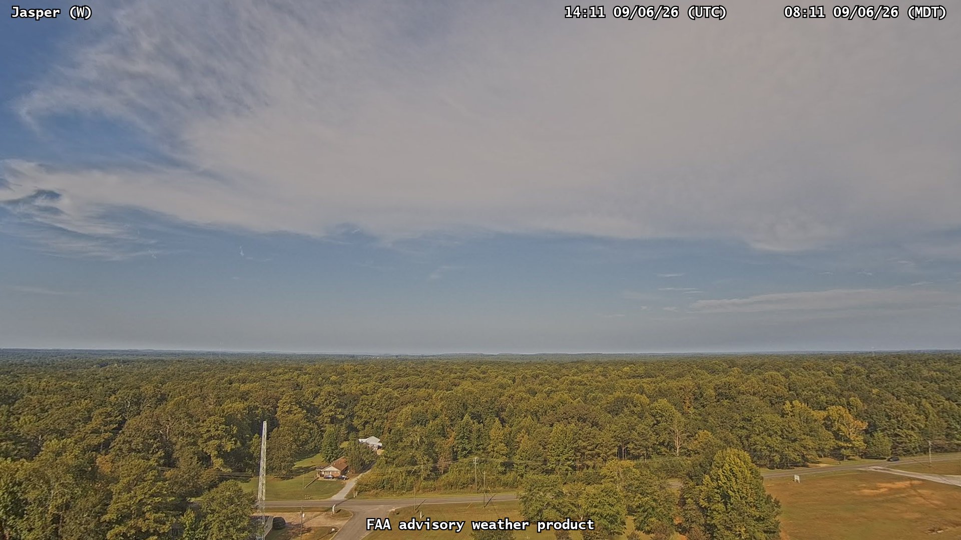 Jasper — West live camera view